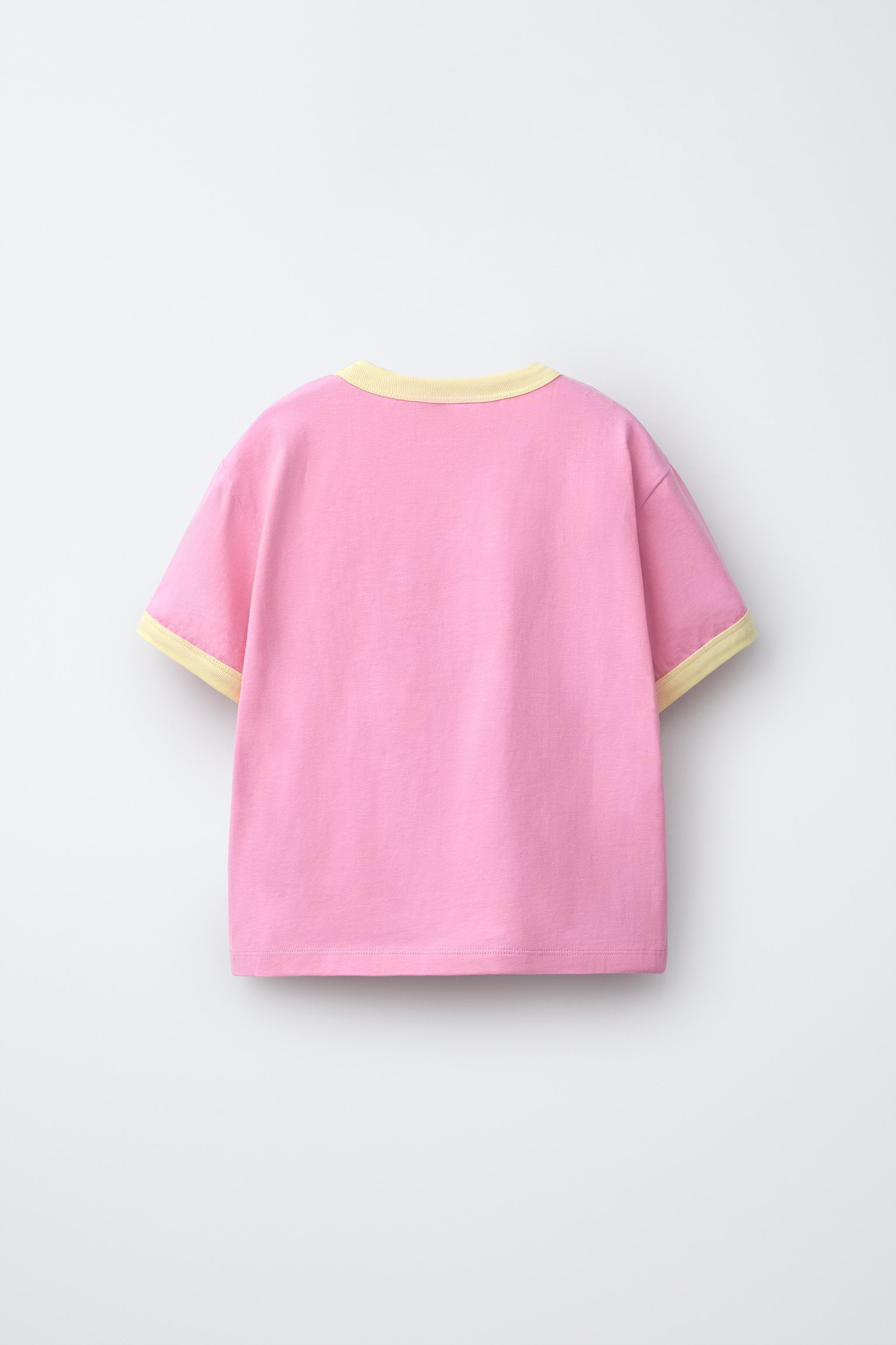 CONTRASTING TEXT T-SHIRT